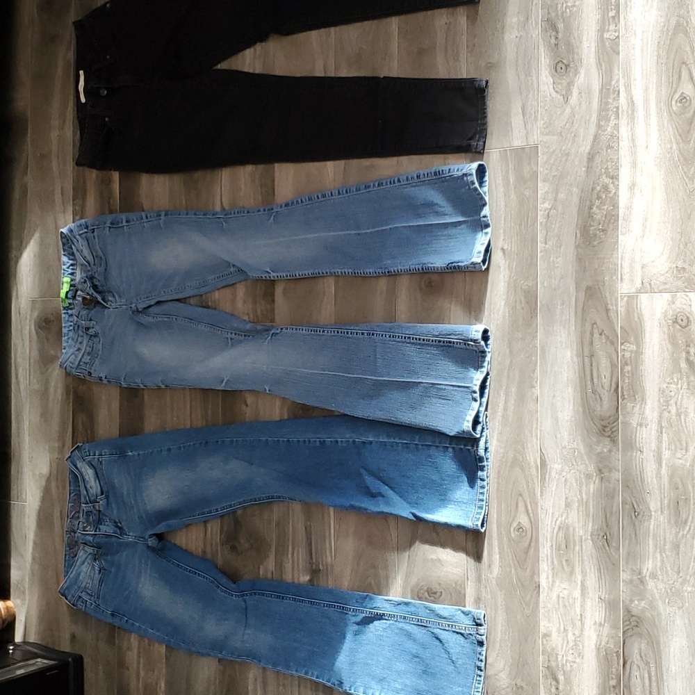 3 Pairs of Jeans- Levi, Wax and Tokoyo